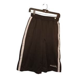 Shaq Basketball Shorts Mens Small Tear Away Black‎ Pull On Lined Drawstring